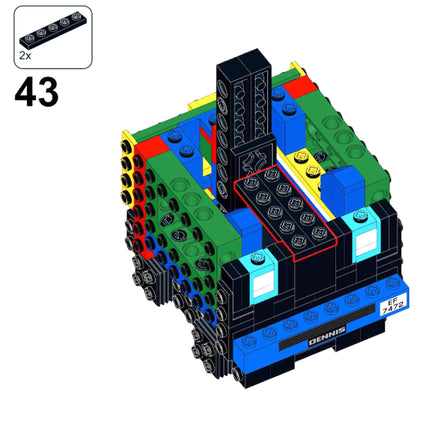 Kalos Hong Kong Machines Robot Bus Dennis Building Block Set 786pcs 14+.