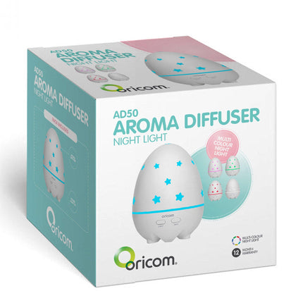 Oricom Aroma Diffuser Humidifier & Night Light Baby Kids Room AD50.