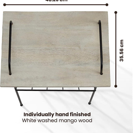 Crosley Wiltshire Turntable Stand Modern Retro White Wash Wood.