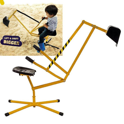 Multi Action Metal Sand Digger Backyard Sandpit Toy.