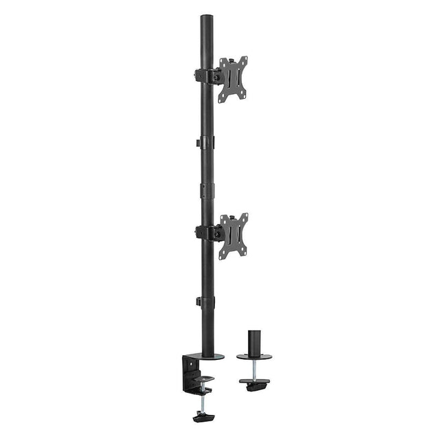 activiva Dual-Screen Articulating Vertical Monitor Arm.