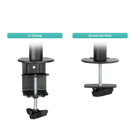 activiva Dual-Screen Articulating Vertical Monitor Arm.
