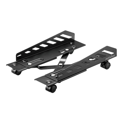 activiva Heavy-Duty PC Mobile Floor Stand with Casters.