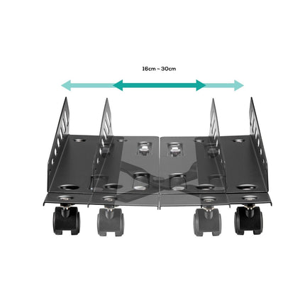 activiva Heavy-Duty PC Mobile Floor Stand with Casters.