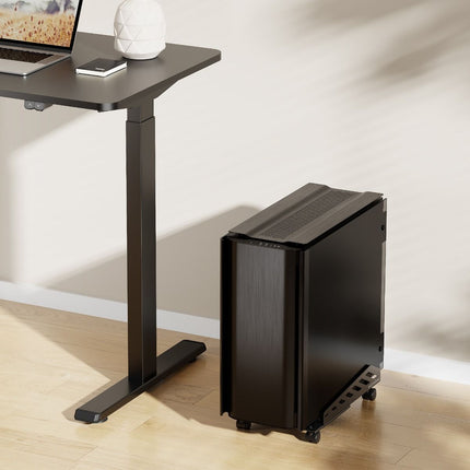 activiva Heavy-Duty PC Mobile Floor Stand with Casters.