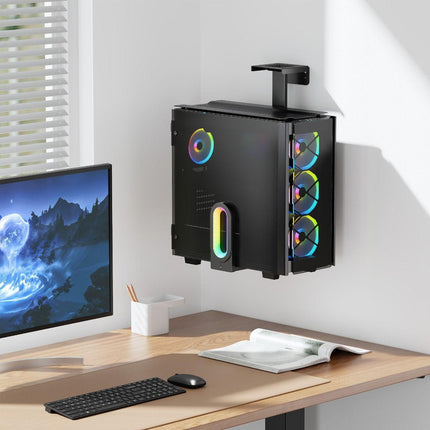 activiva RGB Ultra-Wide Adjustable Wall & Under-Desk Gaming PC Mount.