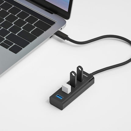 mbeat 4-Port USB-C Hub with USB-C DC Port.