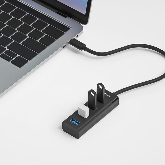 mbeat 4-Port USB-C Hub with USB-C DC Port.