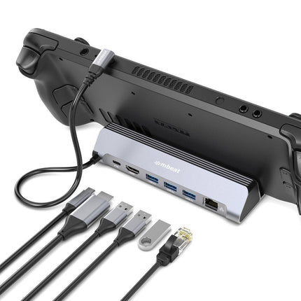 mbeat USB-C Gaming Dock for Steam Deck & ROG Ally.