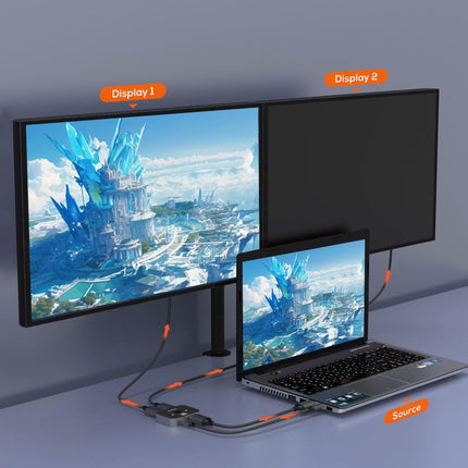 mbeat 8K Bi-directional HDMI 2.1 Switch 2 In 1 Out/1 In 2 Out.