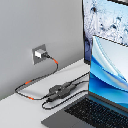 mbeat 8K Bi-directional HDMI 2.1 Switch 2 In 1 Out/1 In 2 Out.