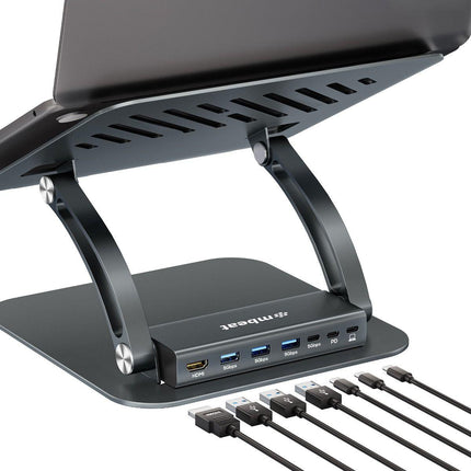mbeat Stage P6 Laptop Stand with USB-C Dock.