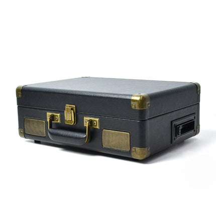 mbeat Uptown Retro Turntable and Cassette Player with Bluetooth Speakers.