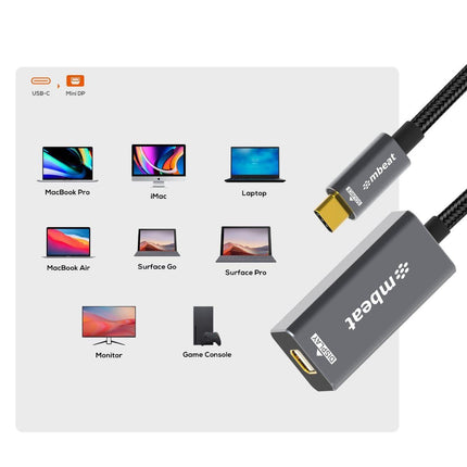 mbeat Tough Link USB-C to Mini DisplayPort Adapter.