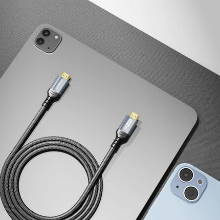 mbeat Tough Link 1.5m Certified 8K HDMI Cable - Space Grey.
