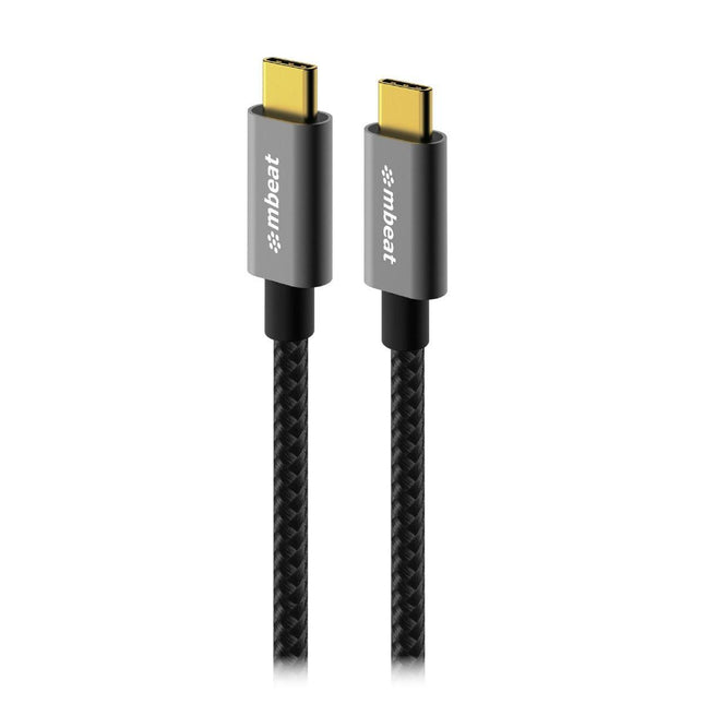 mbeat Tough Link 1.8m USB 3.2 Gen2 USB-C Cable - Space Grey.
