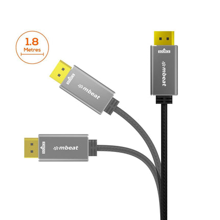 mbeat Tough Link 1.8m DisplayPort to DVI-D Cable.
