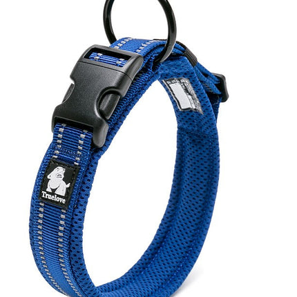 Heavy Duty Reflective Collar Royal Blue 2XS.