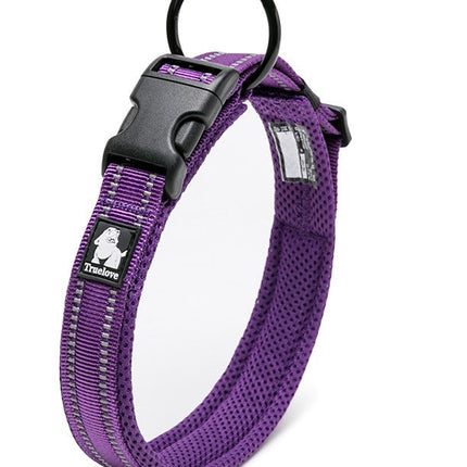 Heavy Duty Reflective Collar Purple S.