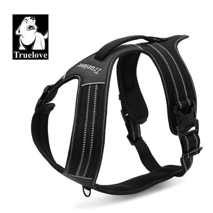 Reflective Heavy Duty Harness Black XL.