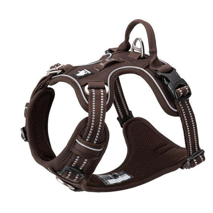 No Pull Harness Brown XL.
