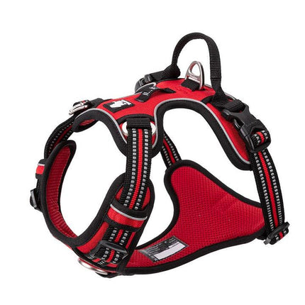 No Pull Harness Red M.