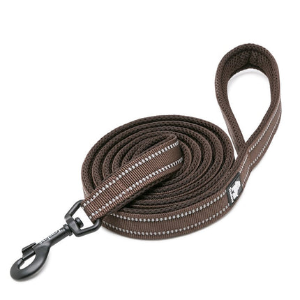 Reflective Pet Leash 2 meters Brown L.