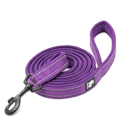 Reflective Pet Leash 2 meters Purple L.