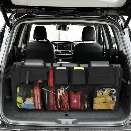 Car Seat Back Organiser Hanging Pouch Bag SUV Hatchback Trunk Boot Storage.