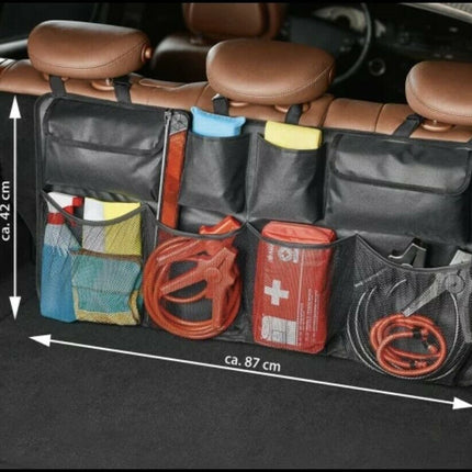 Car Seat Back Organiser Hanging Pouch Bag SUV Hatchback Trunk Boot Storage.
