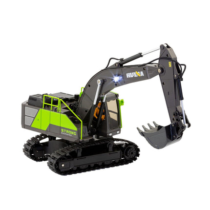 1:18 Scale 13-Channel Alloy Remote Control Excavator Construction Vehicle with Lights, Sound and Steam.