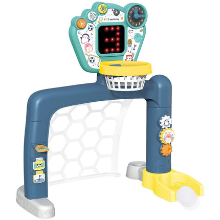 Sports World 3-in-1 Adjustable Indoor basketball, Soccer Goal, and Golf Set.
