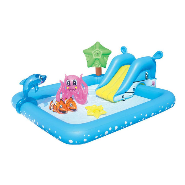 308L Fantastic Aquarium-Themed Play Centre with Detachable Slide.
