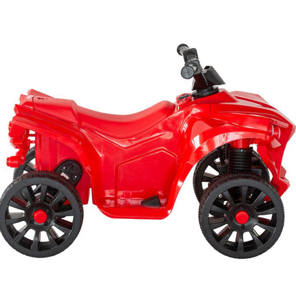 Rechargeable Ride-on Quad bike (Red) with Safe Braking System.