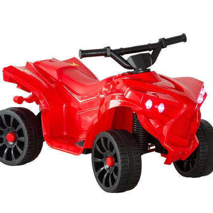 Rechargeable Ride-on Quad bike (Red) with Safe Braking System.