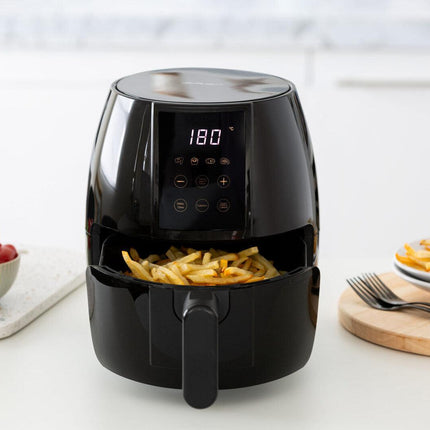 3L Digital Air Fryer w/ 200 C, Non-Stick & Removable Basket.
