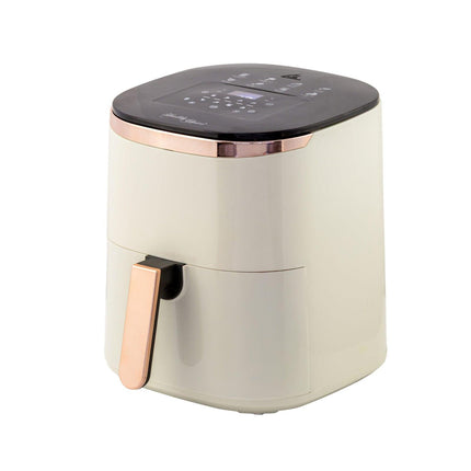 7L Digital Air Fryer with 8 pre-set Touch-control Cooking Programs - Cream.