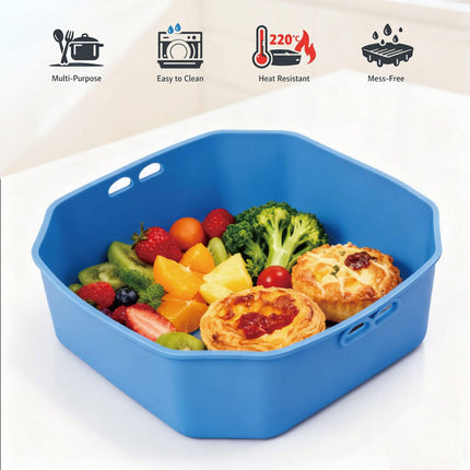 Air Fryer BPA-Free Multi-Purpose Silicone Liners, 2-Pack.
