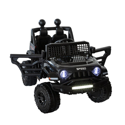 Jeep Inspired Remote Controlled Ride-on Electric Car (Black).