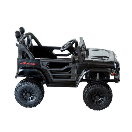 Jeep Inspired Remote Controlled Ride-on Electric Car (Black).