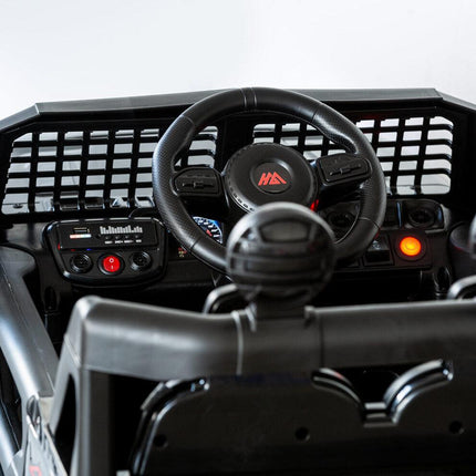 Jeep Inspired Remote Controlled Ride-on Electric Car (Black).