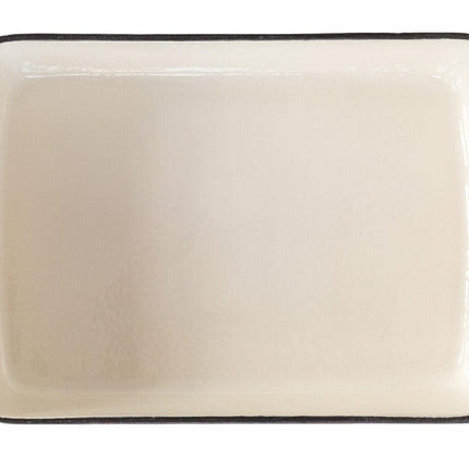 Enamelled Cast Iron 38.5x23cm Rectangular Roaster (3.4L) - Red.
