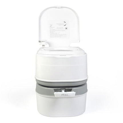 24L Portable Camping, Caravanning Toilet with Odour-Resistant Seal.