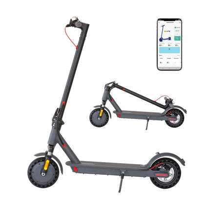 Electric Scooter, 350W Motor, 8.5 inch  Tyres, Front Suspension, Smart App, Foldable, 25kph.