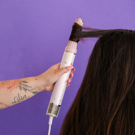 Hair Dryer Multi-Styler with Adjustable Heat Settings.