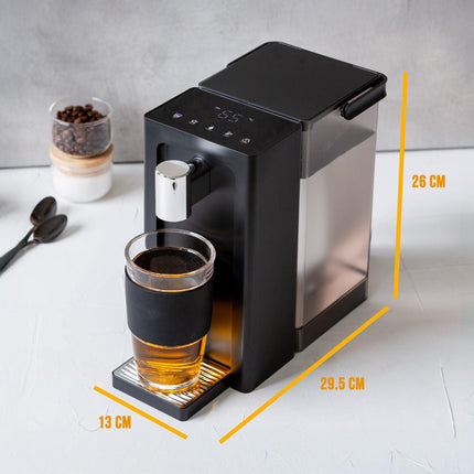 Instant Hot Water Dispenser 3L - One-Touch Operation with Adjustable Temperature & Cup Sizes.