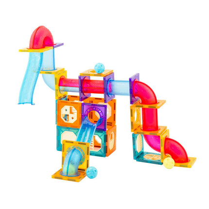 88 Pcs non-toxic STEM Educational, Durable Magnetic Tiles/Puzzle with Storage Bag.
