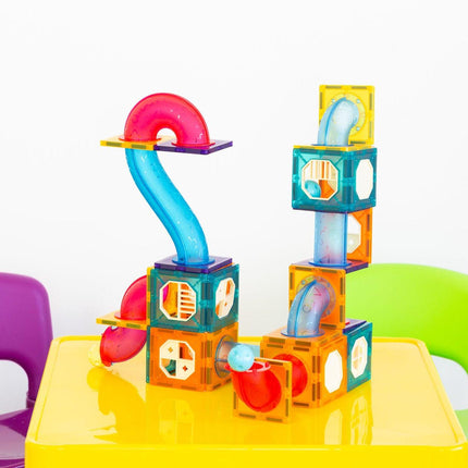 88 Pcs non-toxic STEM Educational, Durable Magnetic Tiles/Puzzle with Storage Bag.