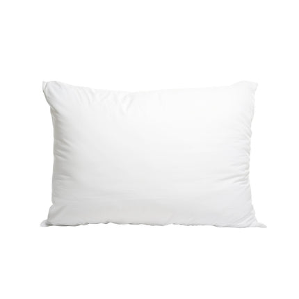 100 Percent Cotton Pillow Cover with 800g Poly Fill,  Hypoallergenic, Antibacterial, and Cooling Technology  2 PK.