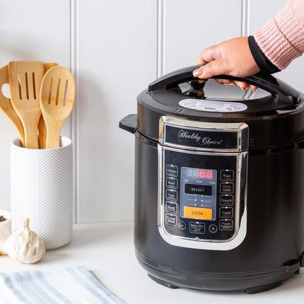 6L Ceramic Coated, PFAS Free Automatic Pressure Cooker.